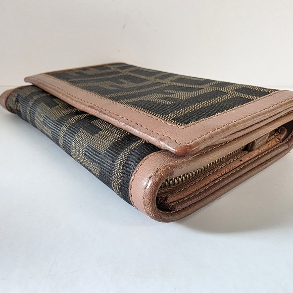 Fendi Zucca FF Canvas Wallet - Picture 7 of 13